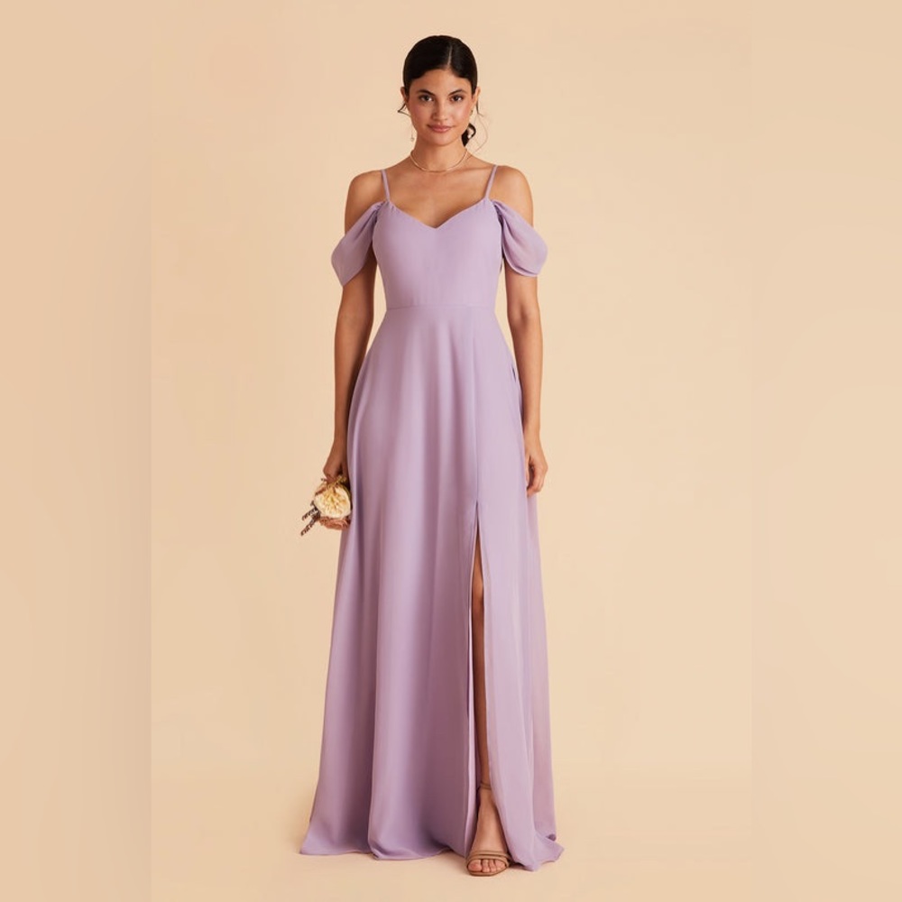 Chiffon Bridesmaid Formal Dress Lavender (M) - BIRDY GREY